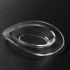 Verrine ovale luxe transparente 4 cL & lingettes rafraîchissantes.