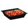 verrine cube plastique noir 4 cl réutilisable 53V008