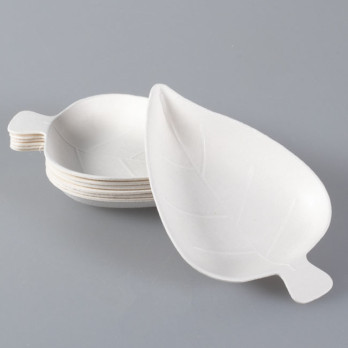 Verrine feuille en fibres végétales 3,6 cL