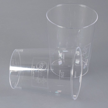 Verrine ronde en plastique transparent 4 cL