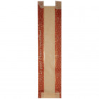 Sachet sandwich baguette papier kraft à fenêtre 10 + 4 x 36 cm
