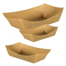 Barquettes en carton kraft