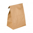 Sac SOS en papier kraft sans poignée 18 + 11 x 34 cm