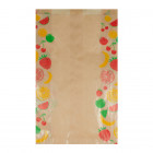 Sac fruits et légumes en papier kraft 19 + 8 x 30 cm
