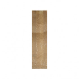 Sac 1 baguette tradition ou sandwich en papier kraft 9 + 5 x 32 cm