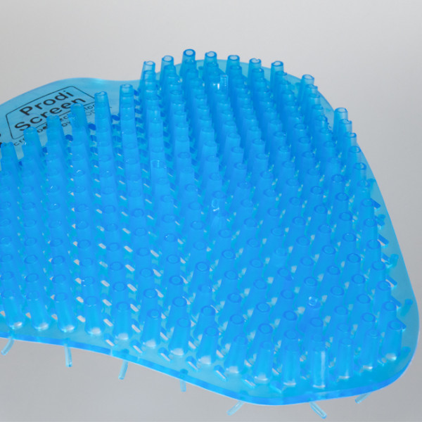 Écran urinoir antisplash bleu à la menthe