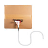 Bag in box écologique de lessive avec connecteur et robinet