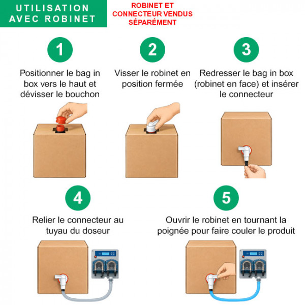 Bag in box 20 l de lessive liquide professionnelle