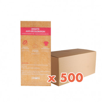 Lingettes anti-décoloration en étuis
