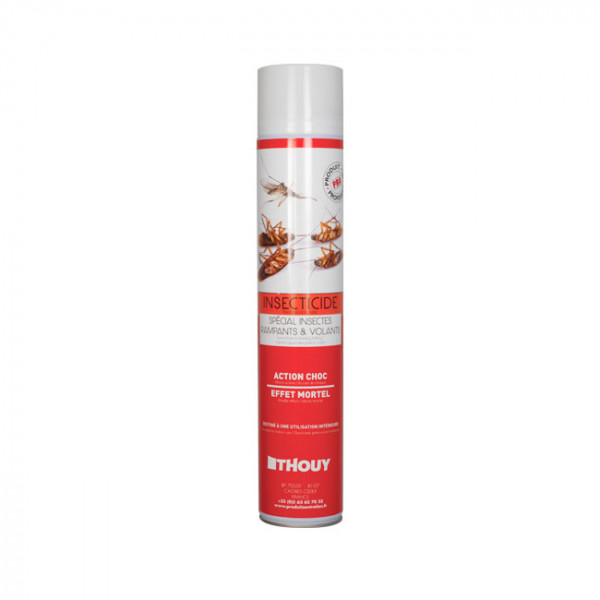 Insecticide aérosol pour insectes rampants et volants 750 mL