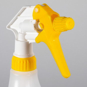 Tête de pulvérisateur jaune pour flacon 600 mL