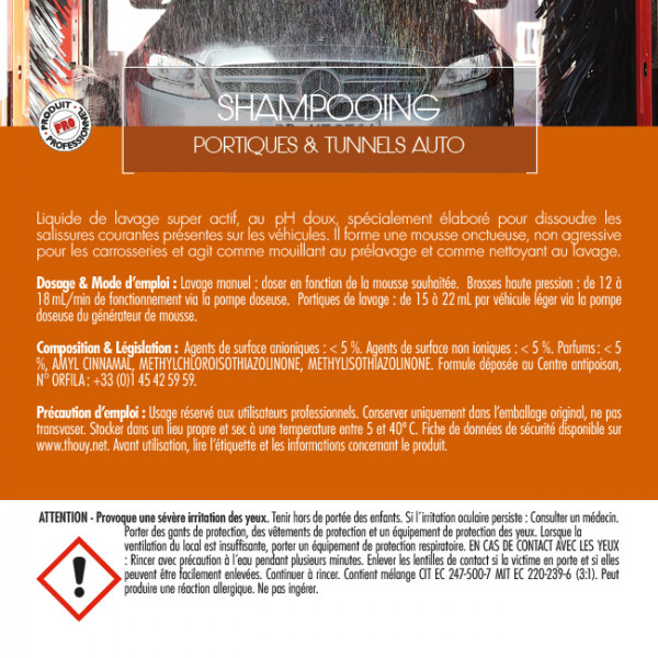 Nettoyant pour jantes et shampooing auto en vente. Produit sanitaire complémentaire crème à récurer.