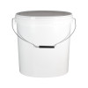 Seau vide avec couvercle 20 L - Contenant pour liquides et produits chimiques.