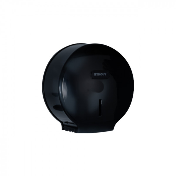 Dérouleur papier toilette mini jumbo noir ABS