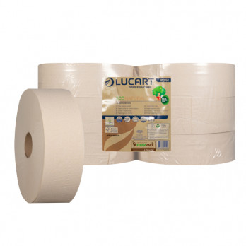 Papier toilette 2 plis - Ouate recyclée havane - Maxi jumbo de 350 m