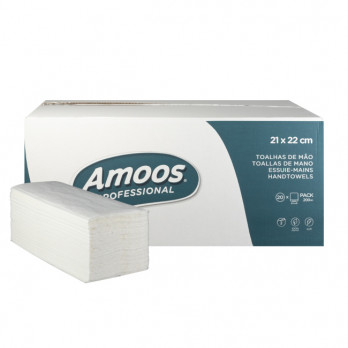 Essuie-mains enchevêtré 2 plis - Pure ouate - Paquets de 200 feuilles - Pliés V