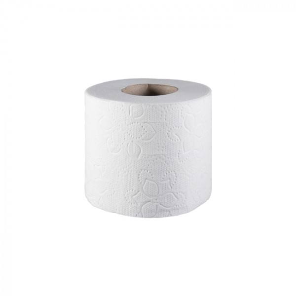 Rouleau de papier toilette épais blanc