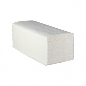 Essuie-mains enchevêtré 2 plis - Pure ouate - Paquets de 200 feuilles - Pliés V