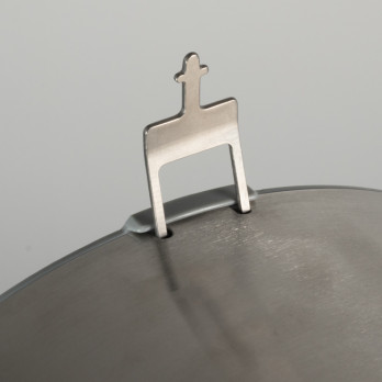 Dérouleur de papier toilette maxi jumbo - Acier inox satiné