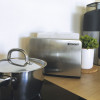 Distributeur papier blanc+essuie-mains. Bobine 2 plis ouate pure lot 6.