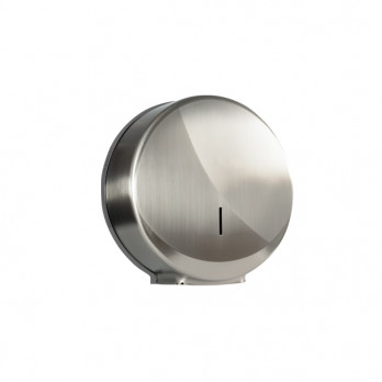 Dérouleur de papier toilette mini jumbo - Inox brossé