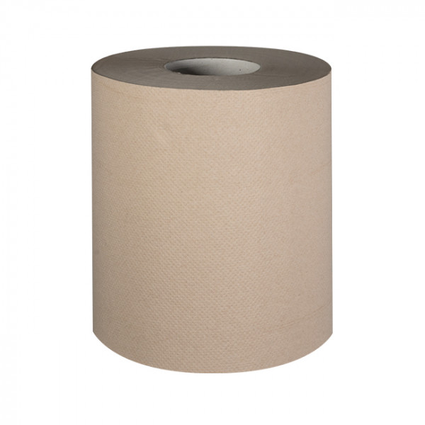 Maxi bobine d'essuyage en papier recyclé havane