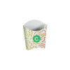 Étui à frites personnalisé en carton blanc 135 g - Impression quadrichromie couleurs illimitées