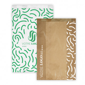 Sachets à brioche en papier personnalisés