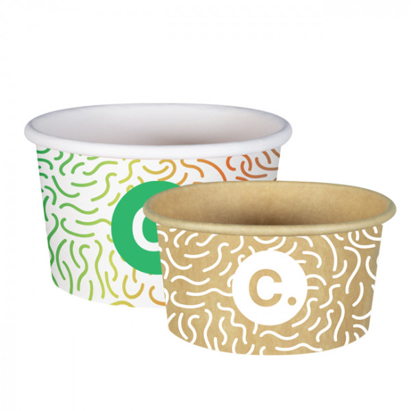 Pots à glace personnalisés Custo