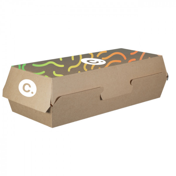 Boîtes à panini en carton personnalisables Custo