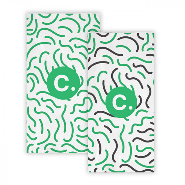 Sacs à poulet en papier personnalisés avec logo Custo packaging