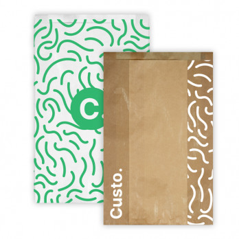 Sachets à brioche en papier personnalisés