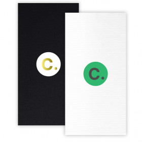 Serviettes en papier pliées en 6 ou en 8 personnalisées avec logo