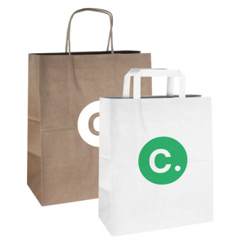 Sacs à poignées en papier personnalisés