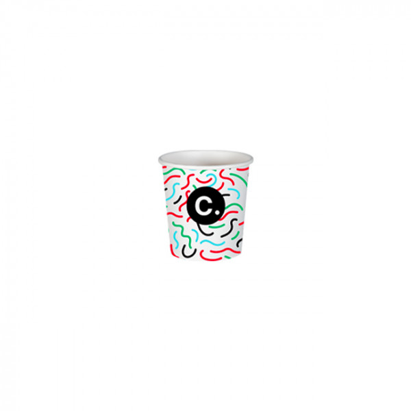 Gobelet 4 Oz en carton personnalisé - Impression jusqu'à 5 couleurs