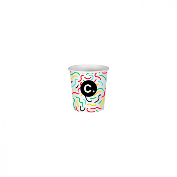 Gobelet 4 Oz en carton personnalisé - Impression jusqu'à 5 couleurs