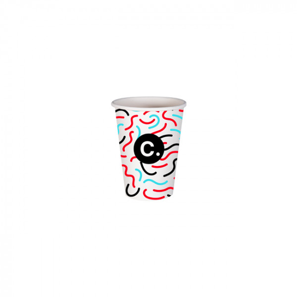 Gobelet 7 Oz en carton personnalisé - Impression jusqu'à 5 couleurs