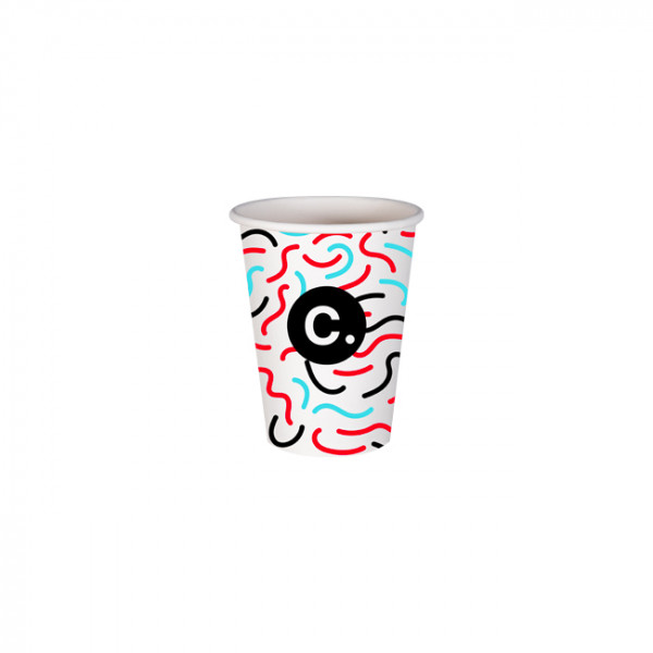 Gobelet 12 Oz en carton personnalisé - Impression jusqu'à 5 couleurs