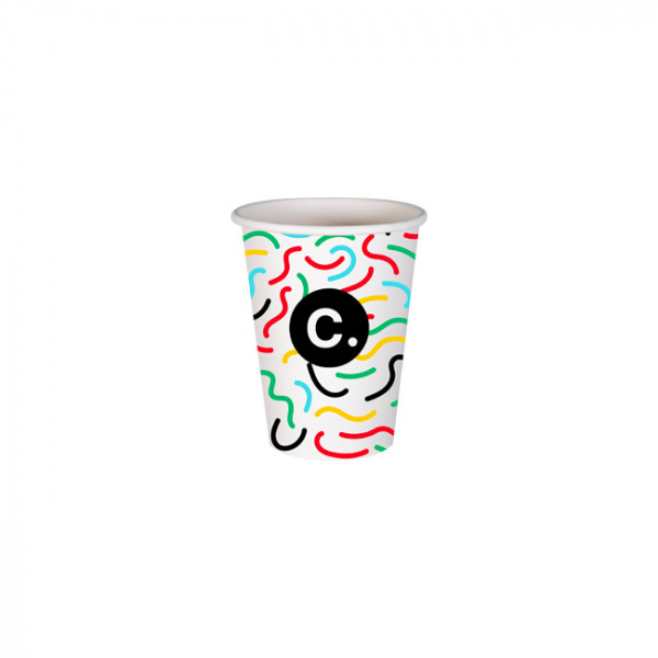 Gobelet 12 Oz en carton personnalisé - Impression jusqu'à 5 couleurs