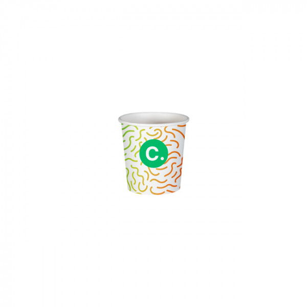 Gobelet 4 Oz en carton personnalisé - Impression couleurs illimitées
