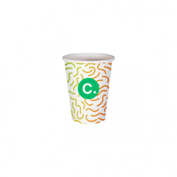 Gobelet 12 Oz en carton personnalisé - Impression couleurs illimitées