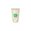 Gobelet 16 Oz en carton personnalisé - Impression couleurs illimitées