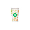 Gobelet 16 Oz 100% carton 0% plastique double paroi personnalisé - Impression couleurs illimitées