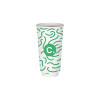 Gobelet 20 Oz 100% carton 0% plastique double paroi personnalisé - Impression jusqu'à 3 couleurs