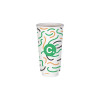 Gobelet 20 Oz 100% carton 0% plastique double paroi personnalisé - Impression jusqu'à 3 couleurs