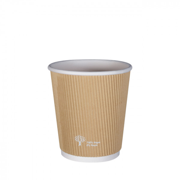 Gobelet carton kraft triple paroi 8 Oz