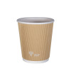 Gobelet carton kraft triple paroi 12 Oz