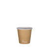 Gobelet 100% carton kraft 0% plastique 4 Oz