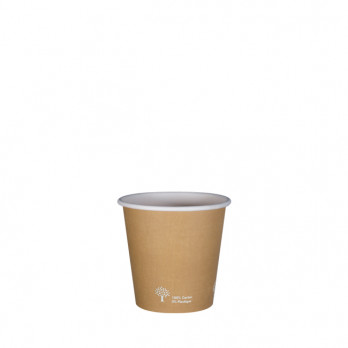 Gobelet 100% carton kraft 0% plastique 4 Oz