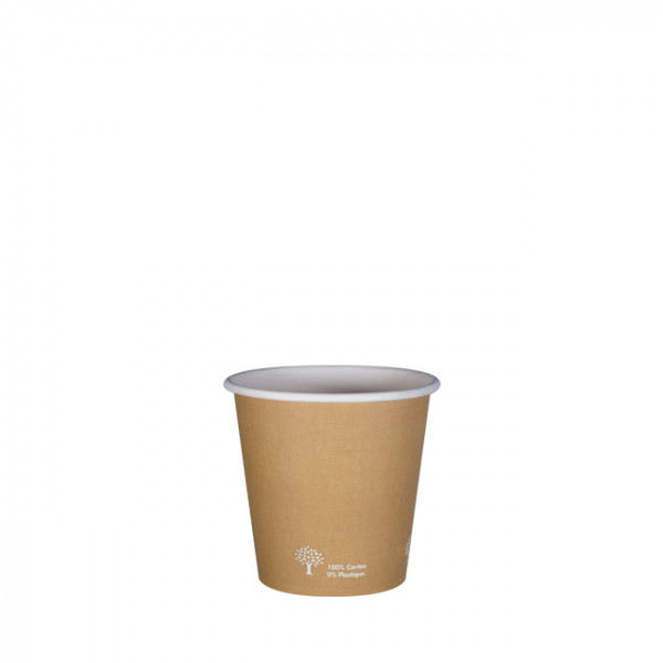 Gobelet en carton kraft 4 Oz - 100% écologique